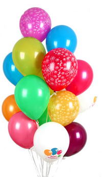  Bursa iek sat Bursa iek yolla   30 adet uan balon buketi demeti renkli