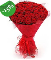 51 adet kırmızı gül buketi özel hissedenlere  Online Bursa çiçekçi 