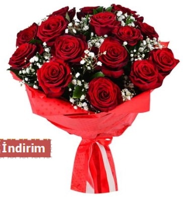 12 Adet kırmızı aşk gülleri  Bursa çiçekçi inegöl kaliteli taze ve ucuz çiçekler 