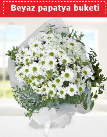 Beyaz Papatya Buketi  Çiçekçi Bursa sitesi gemlik güvenli kaliteli hızlı çiçek 